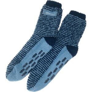 Fleece Socks Large Tupperware Non Slip Water Bottles Blue Light Dark Lined Warm